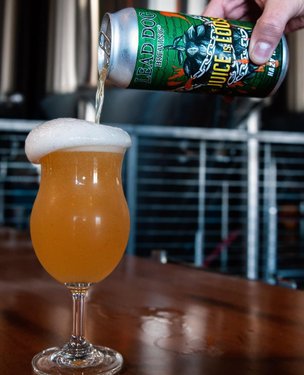 THE JUICE IS LOOSE😎🍻🧤
Available on tap and in cans at the Sparks location and will be at the Reno location shortly!! 
This may be the juiciest hazy to date and is easy drinkin’🍻
••••
ABV:7.3%
30 IBU 
$15.99 for a 4pck of 16oz cans 
•••••
CHEERS TO THE WEEKEND! 
•
•
•
•
•
•
•
•
#newreleases #beerrelease #craftedforall #craftbeercommunity #craftbeerlovers #brewtography #holidaybeers #brewerytown #thejuice #thejuiceisloose #juicyipa #juicyhazyipa #hazyipa #untappd #dogsandbeer #leaddogbrewing #leaddogtaprooms #drinkphotography #beergeeks #beergeeknation #drinkcraftbeer #drinkcraftnotcrap #renobrewerydistrict #beerpour #newbeer #tastingroom