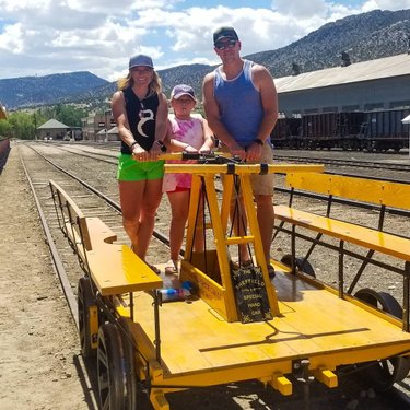 A whole lotta history in our small little town!!! Old mining ghost towns, historic trains, and geological sites all around us!

Today.... we tested out the old 