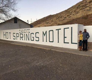 We had a nice relaxing overnight stay in caliente. #travelnevada #calientehotspringsmotel