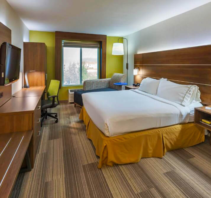 hotel room in a  carson city hotel