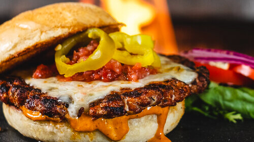 Butcher's Kitchen Char-B-Que Chorizo Burger