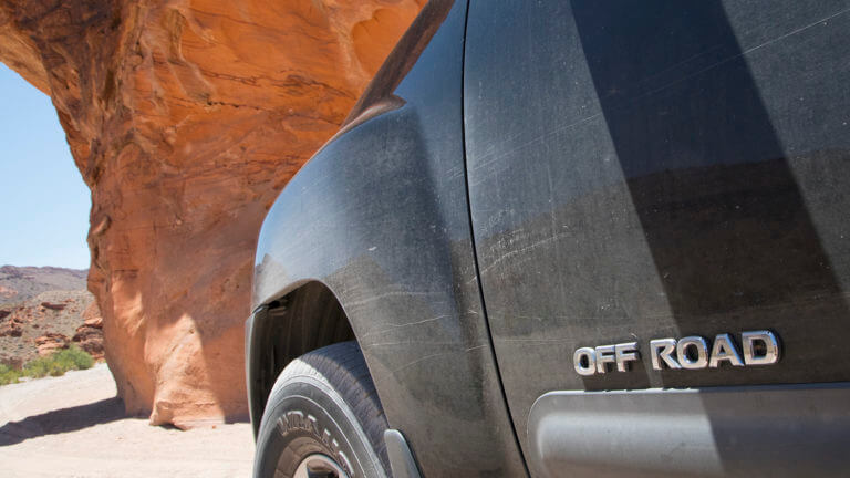 4 wheel drive vehicles are recommended in Gold Butte