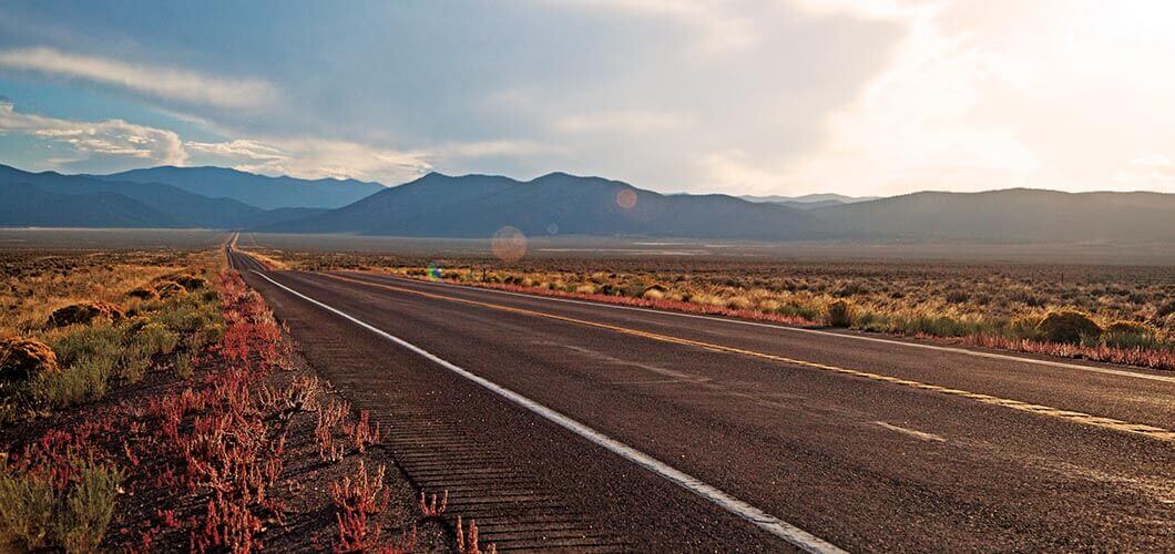Highway in Nevada.