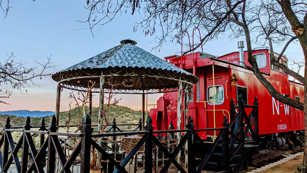 ruby caboose virginia city, uncommon overnighter, unique places to stay Nevada