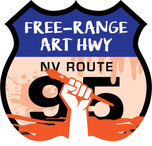 Free-Range Art Highway Shield